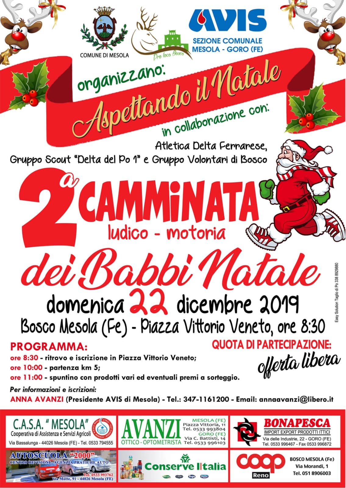 2° Camminata dei Babbi Natale